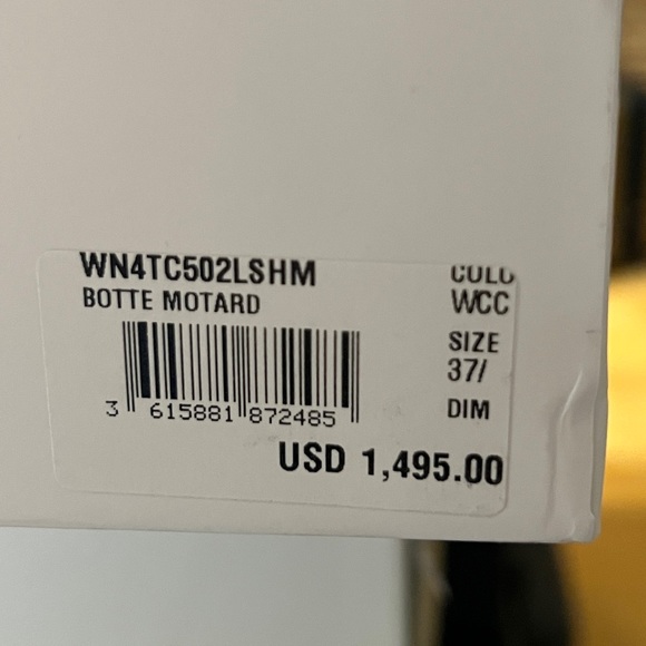 [SOLD] Balmain Ranger Romy Shearling Monogram Combat Boots - Picture 6 of 7